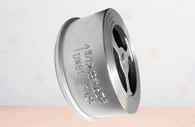 對夾連接升降式止回閥